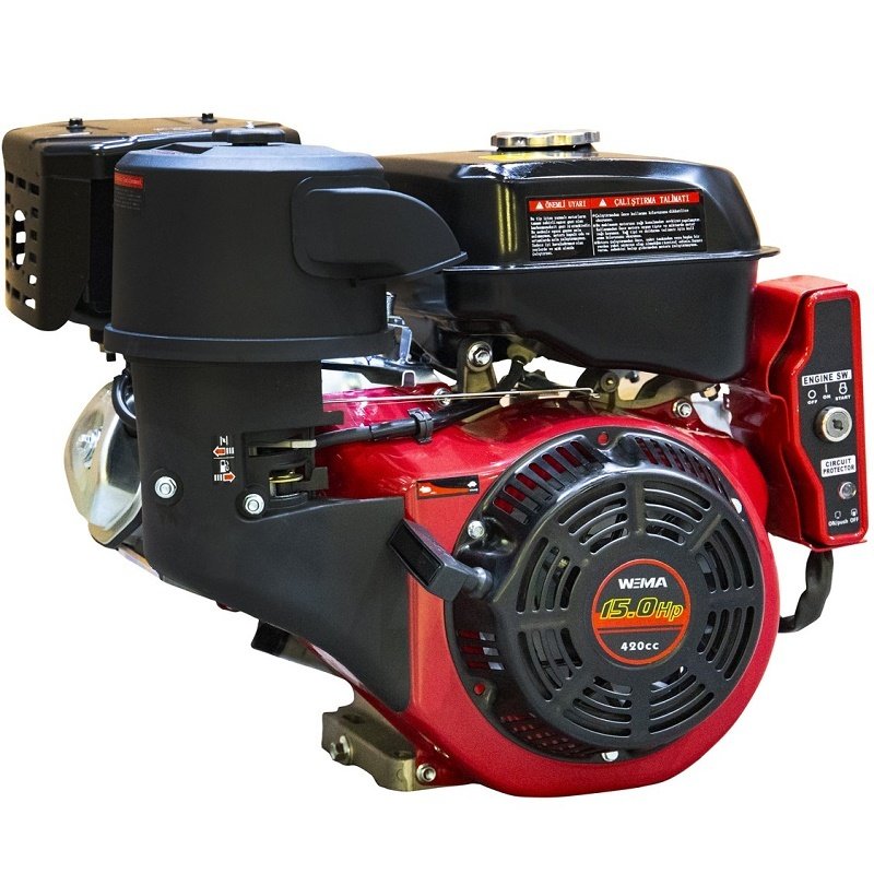 Weima WM190FE-2/P Tek Motor Benzinli Marşlı Kamalı Düz 15Hp
