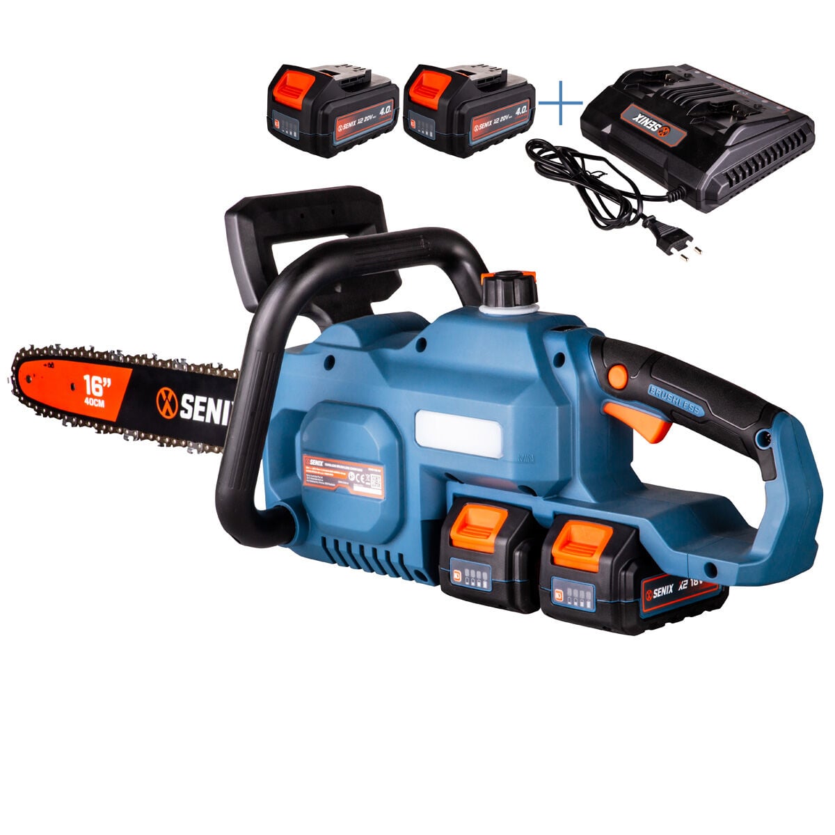 Senıx CSX2-M2-EU  Akülü Testere  2 x 4.0Ah