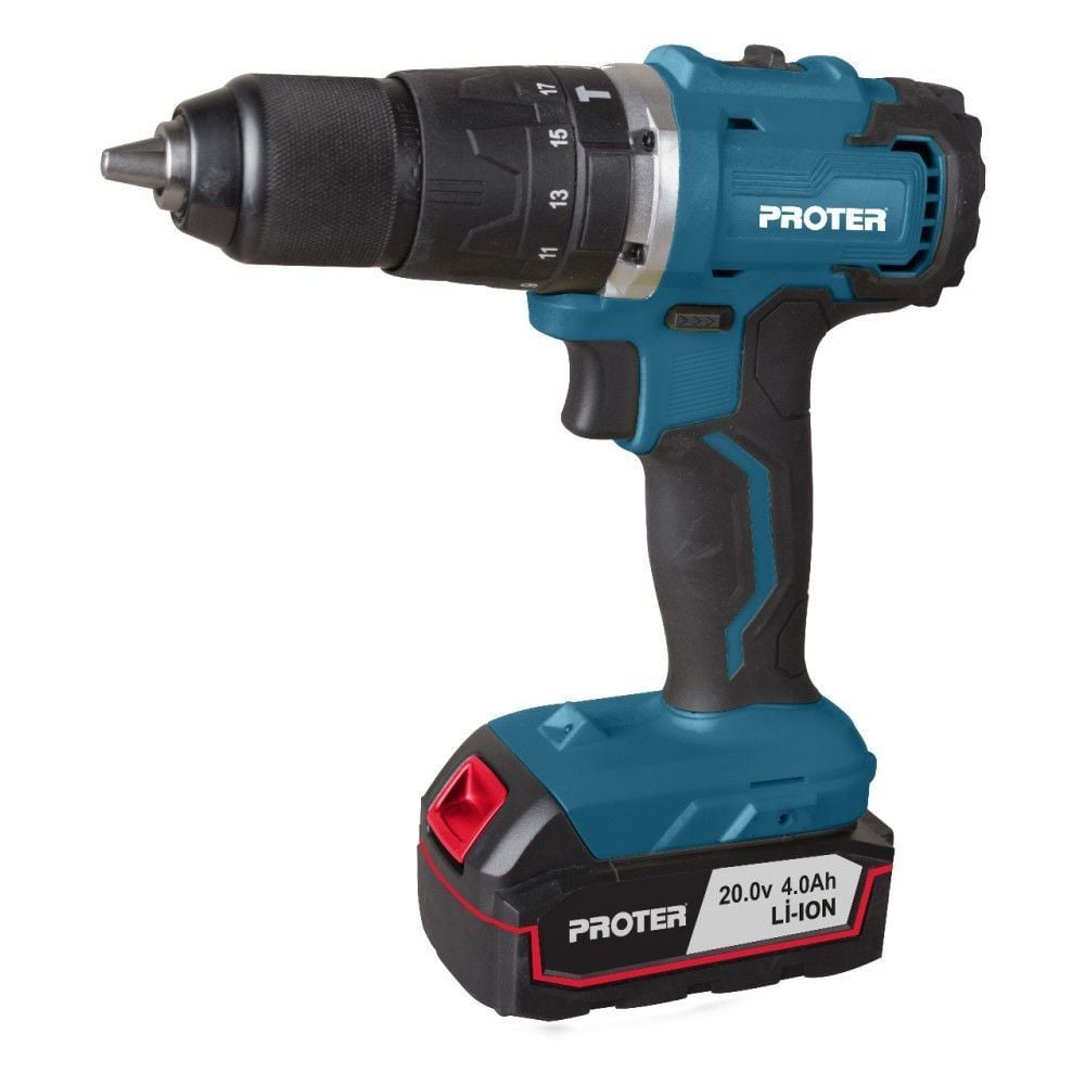 Proter PST 720 BL Kömürsüz Darbeli Şarjlı Matkap 13mm 2.0 Ah