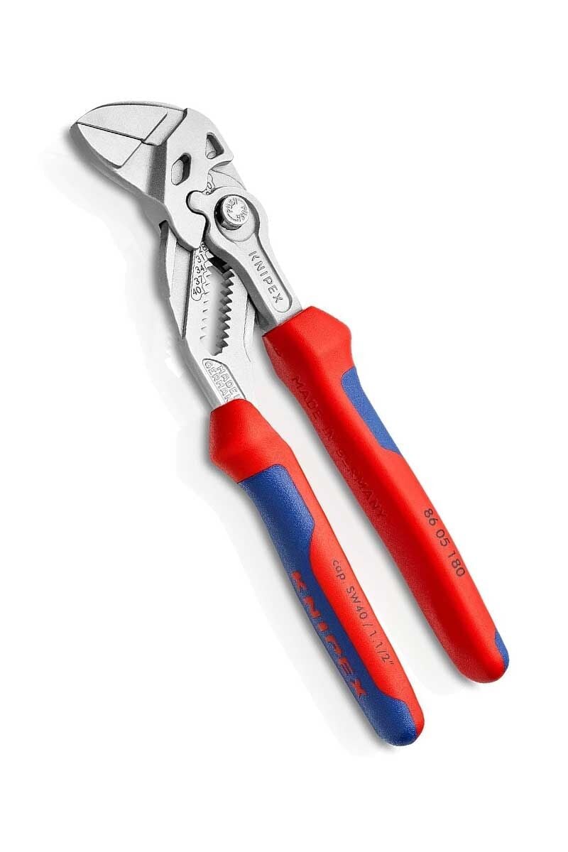 KNIPEX 86 05 180 DÜZ ÇENE AYARLI PENSE