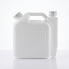 Zargana Çift Bölmeli Ölçekli Benzin Yağ Karıştırma Bidonu (1 L Benzin/100 ml Yağ)