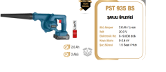 Proter PST 935 BS Şarjlı Üfleme 2.0 Ah