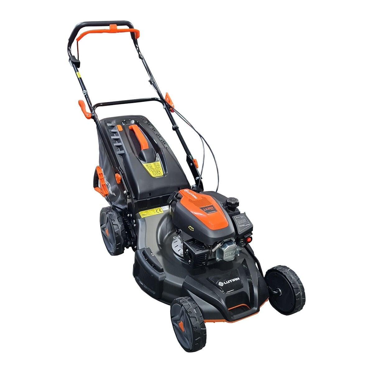 Lutian LM53S-180 Benzinli Çim Biçme Makinesi 53cm 181CC Itmeli 5in1 Çim Kesme