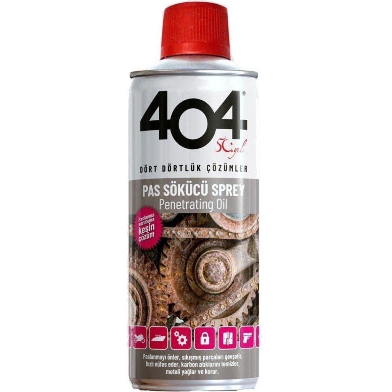 404 Pas Çözücü Yağlayıcı Sprey 200ml