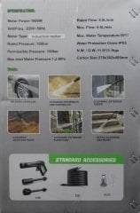 Lutian LT407G-1800A Yıkama Makinası Elektrikli 1800W 150Bar
