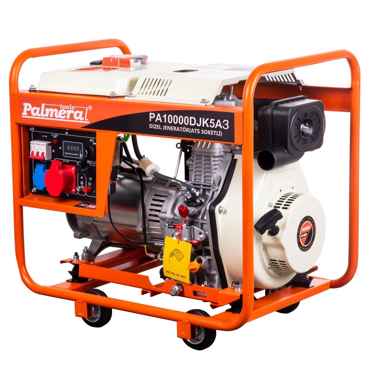 Palmera PA10000DJK5A3 euro 5 Jeneratör Dizel Marşlı ATSçıkışlı  15Hp 9.3kW Trifaze