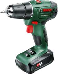 Bosch PSR 1800 LI-2 1,5 Ah Tek Akü + 15 Parça Aksesuar