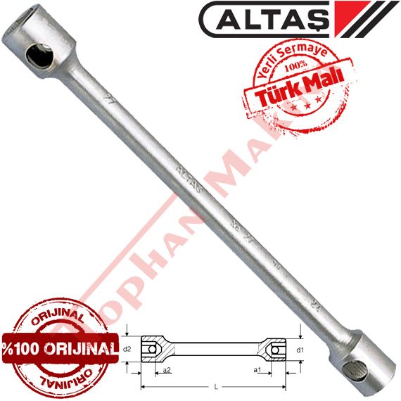 Altaş 27 Bijon Anahtarı 30x33mm