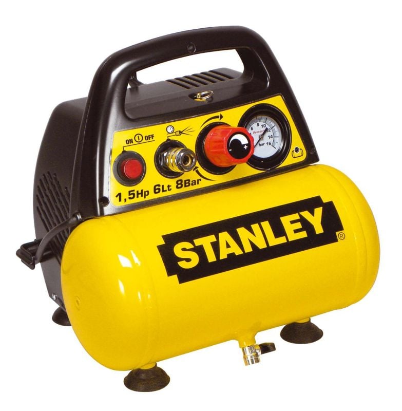 Stanley 6lt 1.5hp Yağsız Kompresör // DN 200/8/6