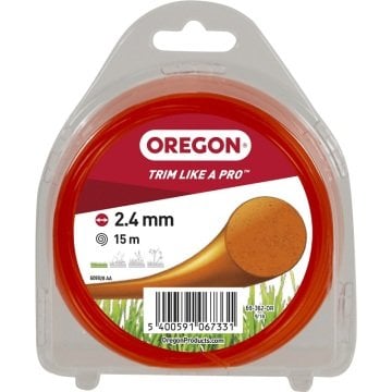 Oregon 69-362-OR Misina 2.4mm 15 Metre Turuncu Yuvarlak