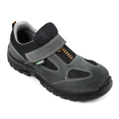 Yepa B34 14-53 Gri Süet Yazlık Çelik Burunlu İş Ayakkabısı 45 Numara