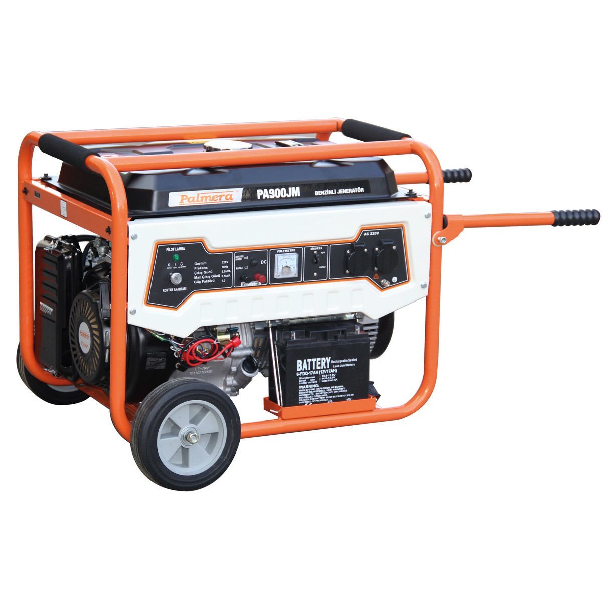 Palmera PA900JM5  Euro5 Jeneratör Benzinli Marşlı 15Hp 9,37 kW Monofaze9