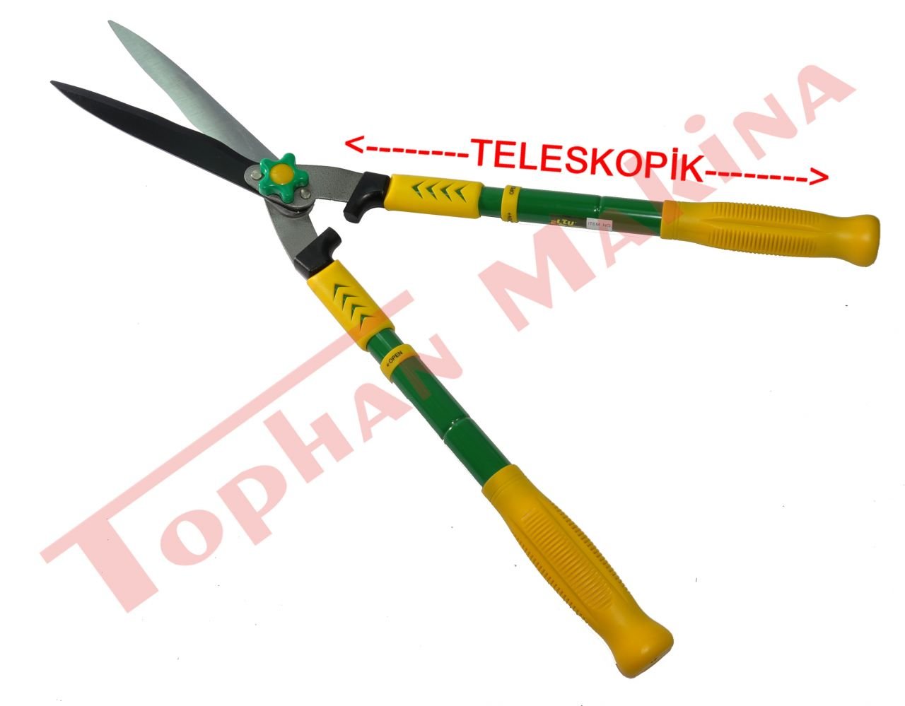 Eltu 036WKLG Çimen Makası ''Çelik Saplı Teleskopik'' 70-86cm