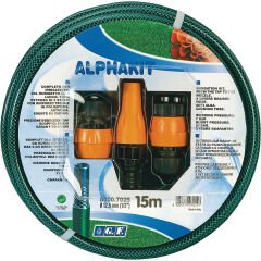 G.F. GF80007028 Hortum Alpha 1/2'' 15m Adaptör Kitli