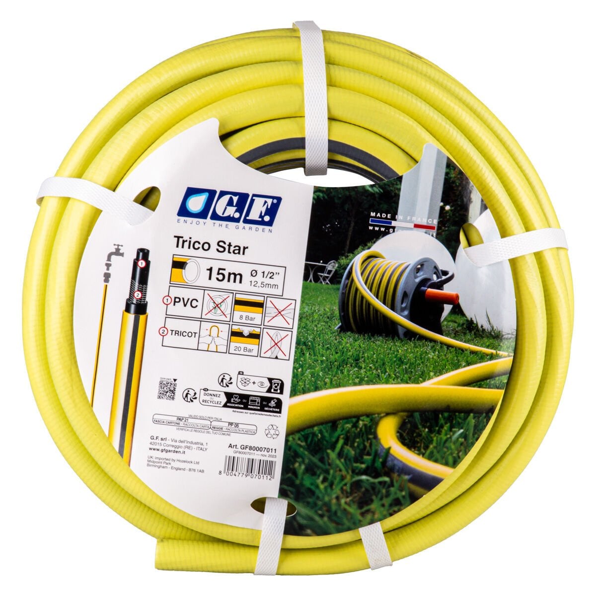 G.F. GF80007011 Hortum Trico Star 1/2'' 15m