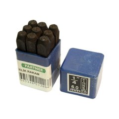 Partner PT21205 Çelik Rakam 9 Parça 5mm