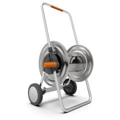 G.F. GF80005829 Hortum Makarası Tekerlekli Metal Teleskopik Kollu Set 75m PREMIUM