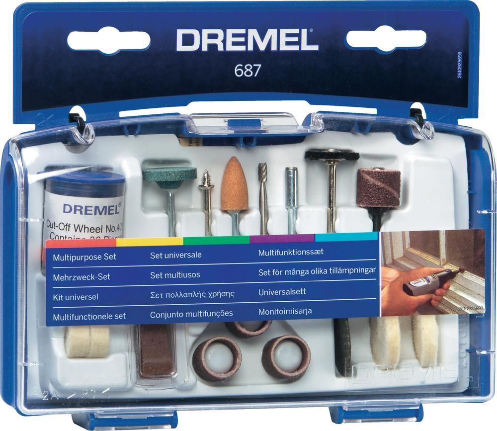 Dremel 687 Çok Amaçlı Aksesuar Seti 52 Parça
