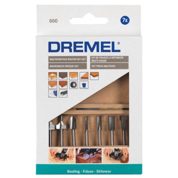 Dremel 660 Dremel Freze Bıçağı Aksesuar Seti 7 Parça
