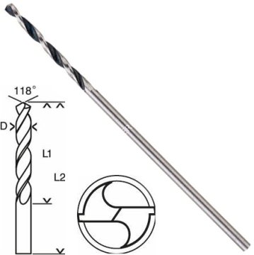 Bosch HSS PointTeQ Matkap Uç Metal 3x33x61mm