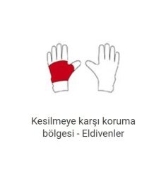 Oleo-Mac 3155074 Zincire Dayanıklı Eldiven L Beden