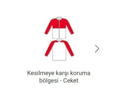 Efco 3255003A Kesilmeye Karşı Korumalı Ceket XL Beden