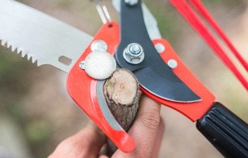 Meşem Yüksek Dal Budama Makası Testereli + Saplı