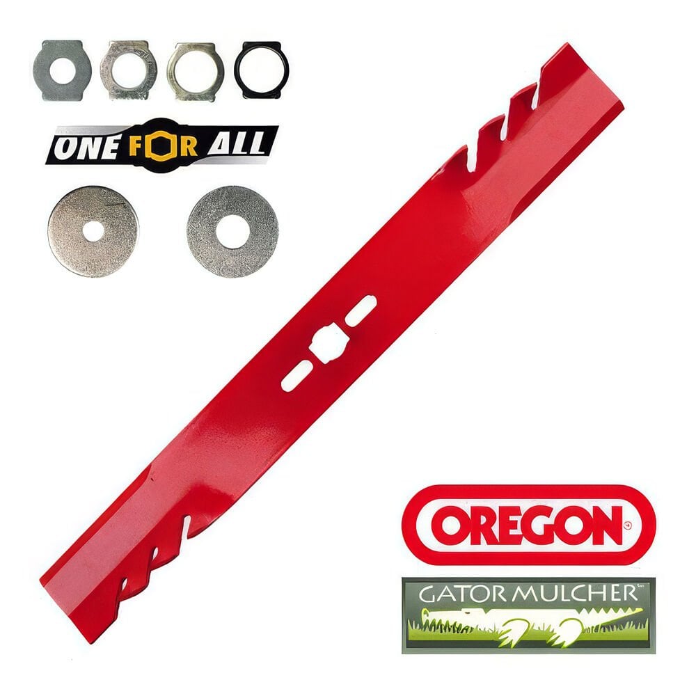 Oregon 69-239-0 Bıçak Düz 40cm One For All GATOR MULCHER 7'li Kit