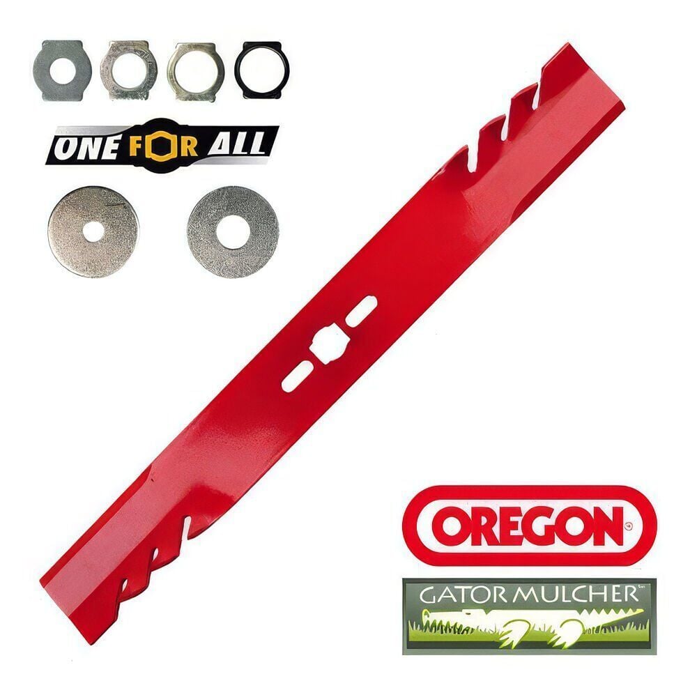 Oregon 69-243-0 Bıçak Düz 48cm One For All GATOR MULCHER 7'li Kit