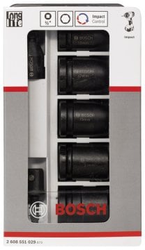 Bosch - Impact Control Serisi 7 Parçalı Lokma Anahtarı Takım Seti
