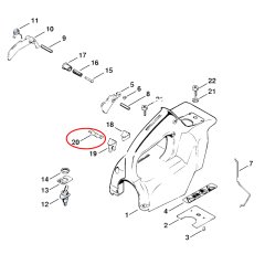 Stihl 1108-084-4200 Jikle Kol Yayı - Stihl 08