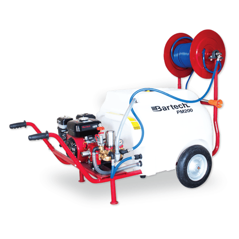 Bartech PM200 Benzinli İlaçlama Makinası 6.5Hp 200 Litre