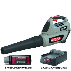Oregon BL300 Şarjlı Üfleme Makinası 36V 4.0Ah + C600