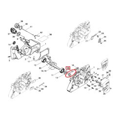 Stihl 1122-647-9400 Yağ Hortumu - Stihl MS341, MS360, MS441, MS660