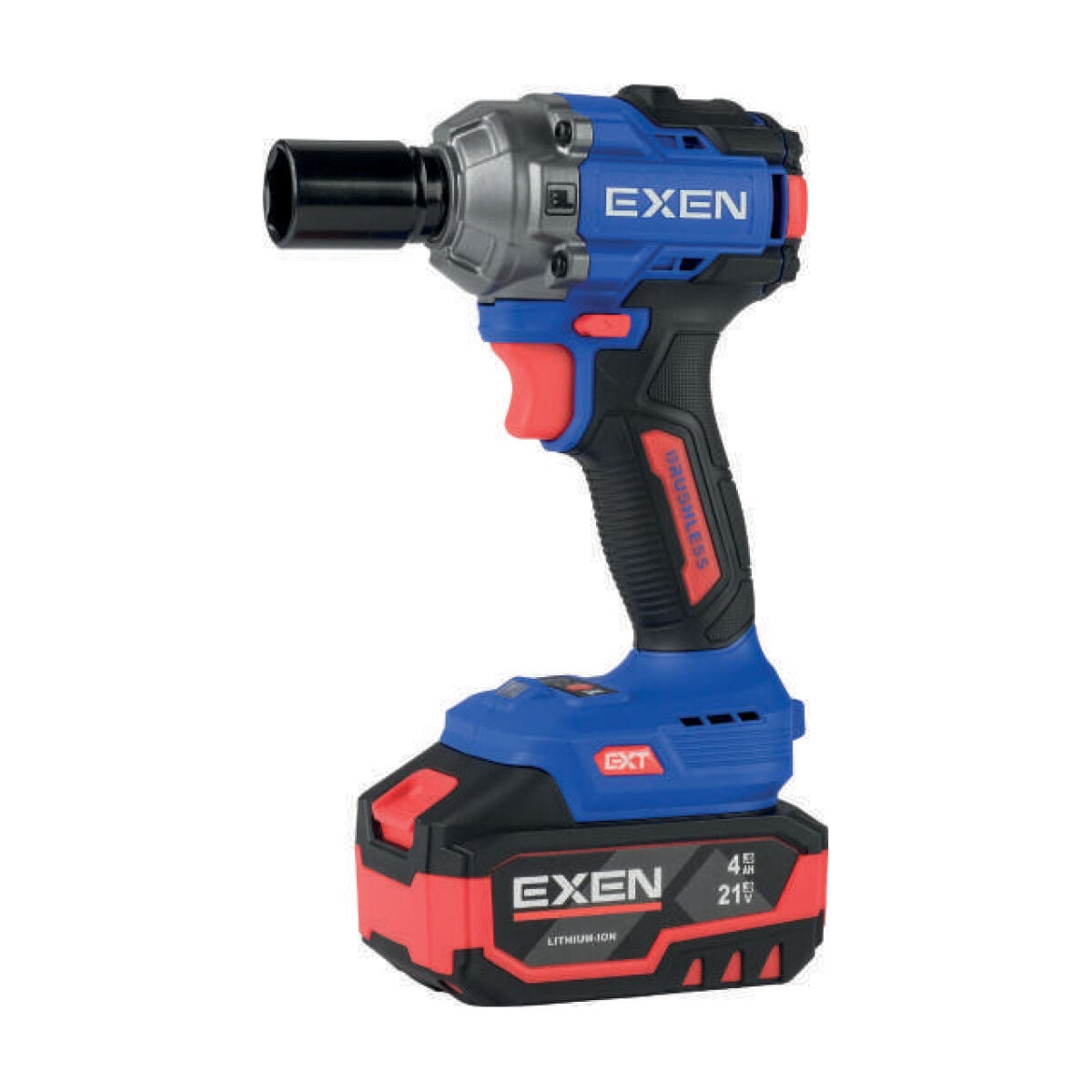 EXEN EN 254 SM Kömürsüz Şarjlı Somun Sökme 21V 4.0 Ah 550 N.m