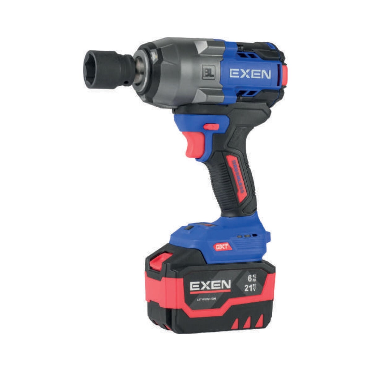 EXEN EN 286 SM Kömürsüz Şarjlı Somun Sökme 21V 6.0 Ah 1000 N.m
