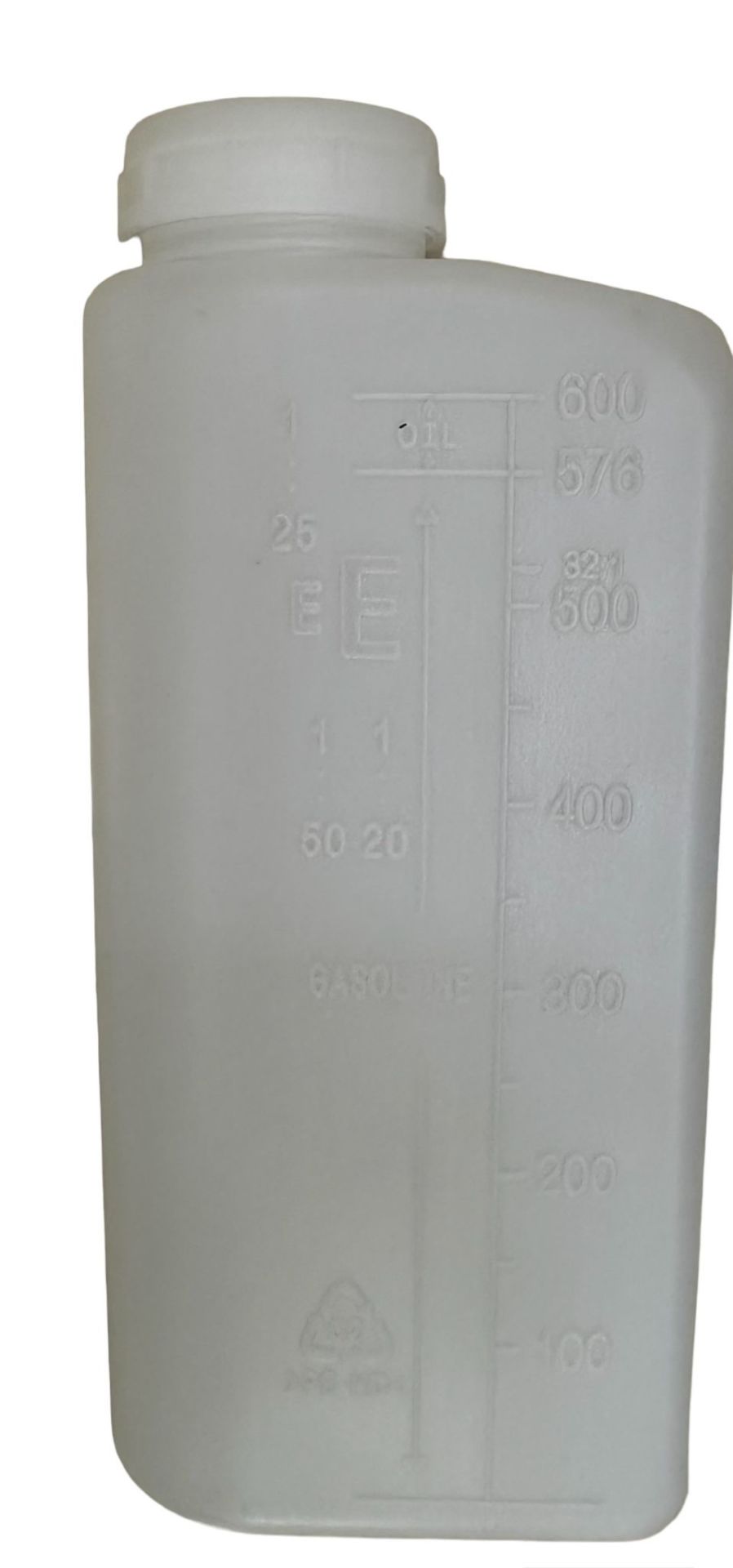 Zargana  Benzin Bidonu 0.600 Litre Beyaz