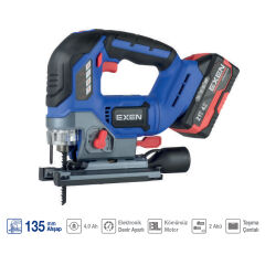 EXEN EN 474 DK Kömürsüz Şarjlı Dekupaj Testere 21V 4.0 Ah 135mm