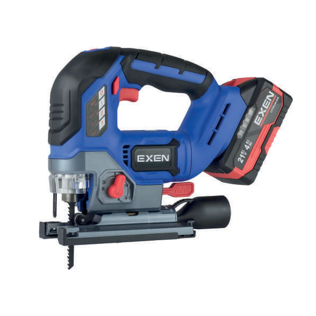 EXEN EN 474 DK Kömürsüz Şarjlı Dekupaj Testere 21V 4.0 Ah 135mm