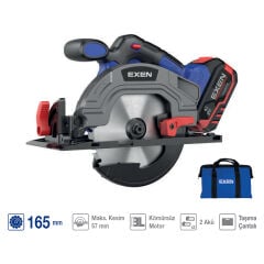 EXEN EN 854 ST Kömürsüz Şarjlı Sunta Kesme 21V 4.0 Ah 165mm