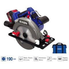 EXEN EN 864 ST Kömürsüz Şarjlı Sunta Kesme 21V 4.0 Ah 190mm