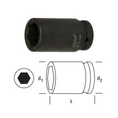 OSAKA LN34D20 Uzun Lokma 3/4'' 20mm Derin