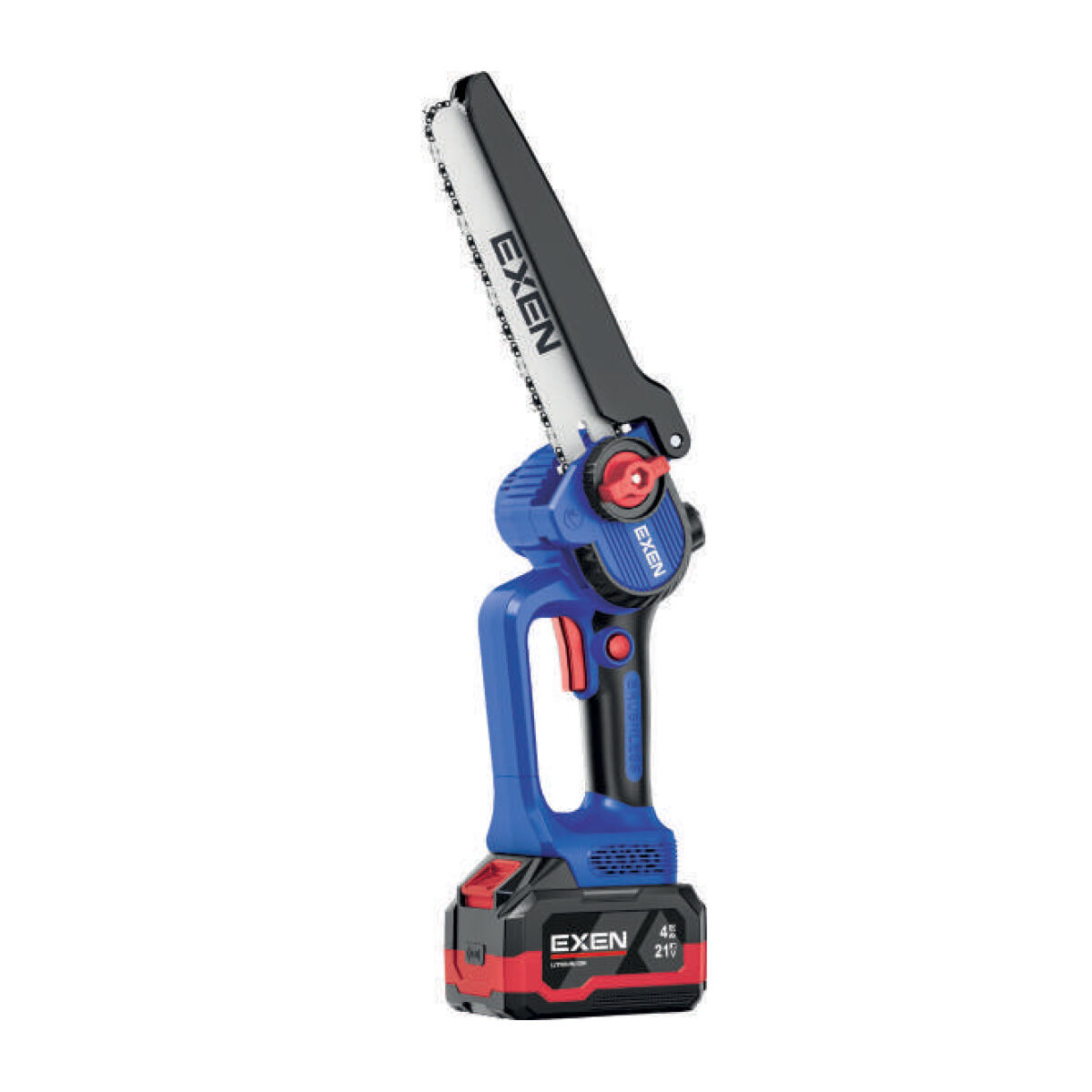 EXEN ENG 624 T Kömürsüz Şarjlı Zincirli Testere 21V 4.0 Ah 200mm
