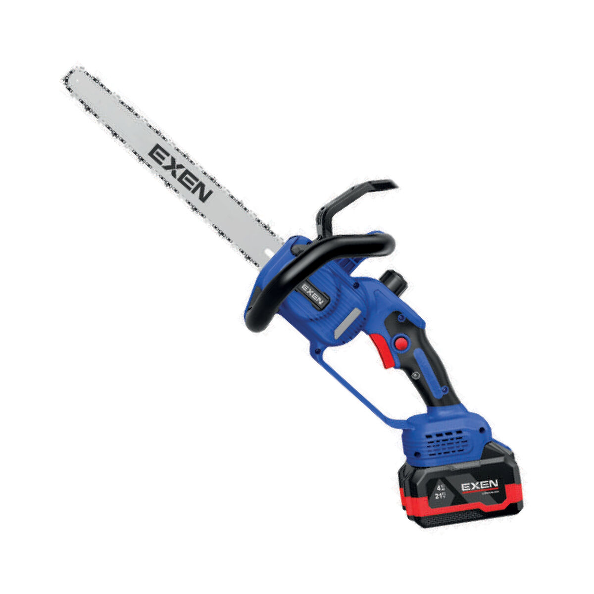 EXEN ENG 634 T Kömürsüz Şarjlı Zincirli Testere 21V 4.0 Ah 300mm