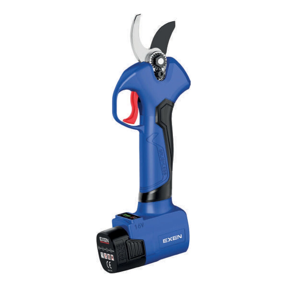 EXEN ENG 662 M Kömürsüz Şarjlı Budama Makası 16.8V 2.0 Ah