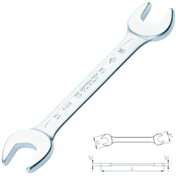 İzeltaş 0100 Çatal İki Ağız Anahtar Kısa Boy