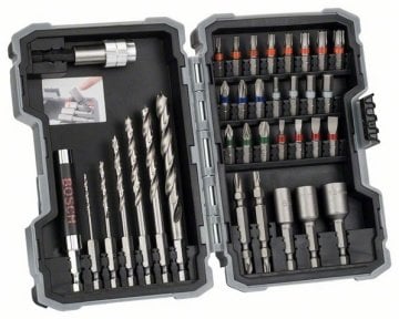 Bosch Matkap ve Vidalama Ucu Seti Ahşap 35 Parça