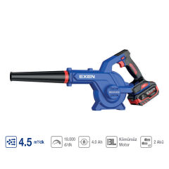 EXEN EN 344 FL Kömürsüz Üfleyici 21V 4.0 Ah