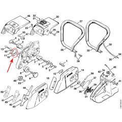 Stihl 1118-790-9930 Amortisör Demirli - Stihl MS380, MS381