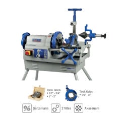 EXEN EPT 2300 3'' Tezgah Tip Pafta Boru Diş Açma Makinası 2000W